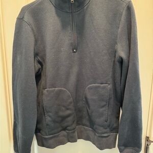 J. Crew Men's Navy Zip-Up Fleece